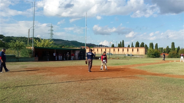 Giuseppe Comuniello, della Fiorentina BXC, alla battuta